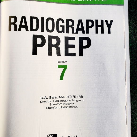 Radiography PREP Program Review And Exam Preparation Paperback D.A. Saia - Picture 4 of 8